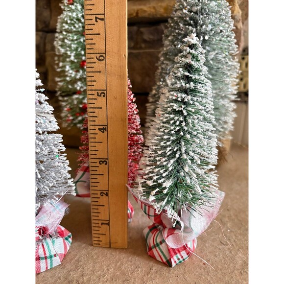 Miniature Bottle Brush Christmas Trees for Christmas and Holiday Decorating - Picture 8 of 8